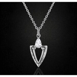 Montana Silversmiths Guided Purpose CZ Crystal Necklace Retail $60 - NEW